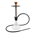 Guangzhou WOYU 1 hose shisha pipe molasses catcher cheap price glass hookah